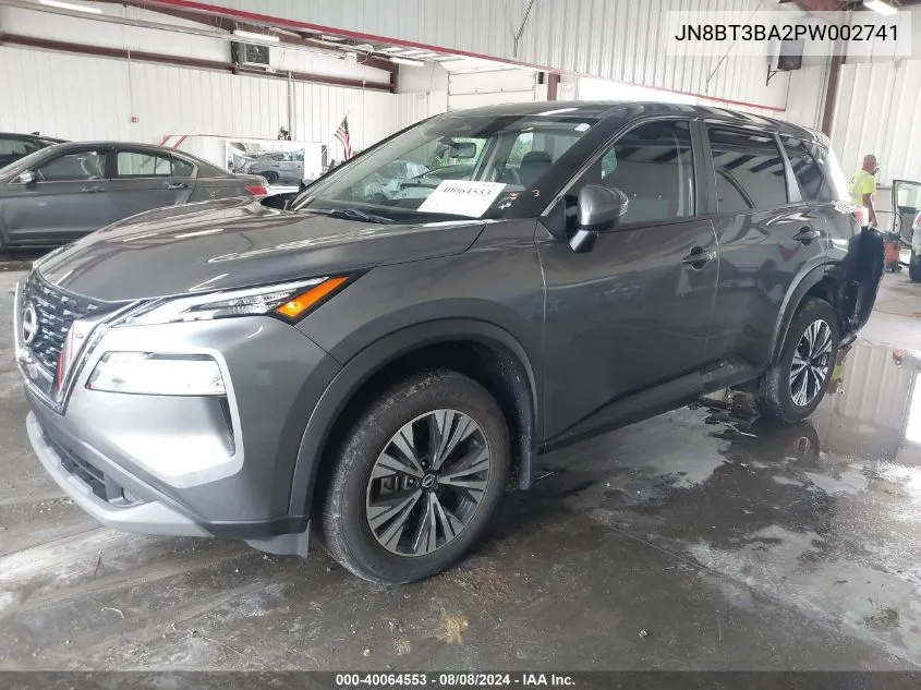 2023 Nissan Rogue Sv Fwd VIN: JN8BT3BA2PW002741 Lot: 40064553