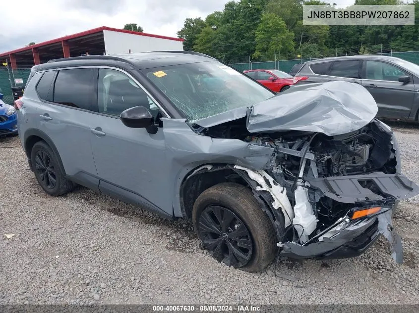 2023 Nissan Rogue Sv Intelligent Awd VIN: JN8BT3BB8PW207862 Lot: 40067630