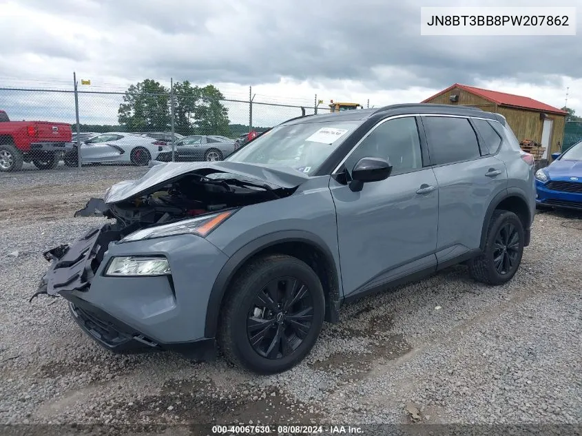 2023 Nissan Rogue Sv Intelligent Awd VIN: JN8BT3BB8PW207862 Lot: 40067630