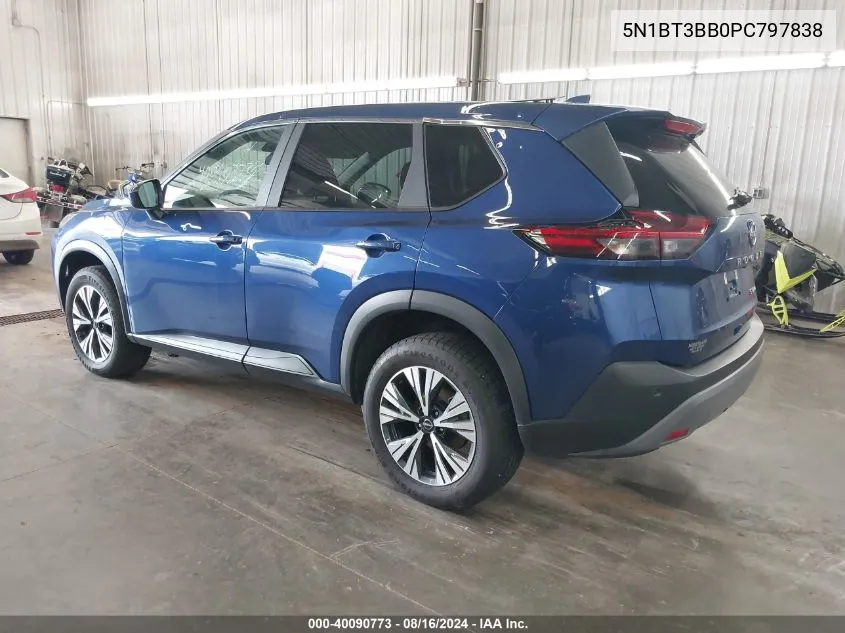 2023 Nissan Rogue Sv Intelligent Awd VIN: 5N1BT3BB0PC797838 Lot: 40090773