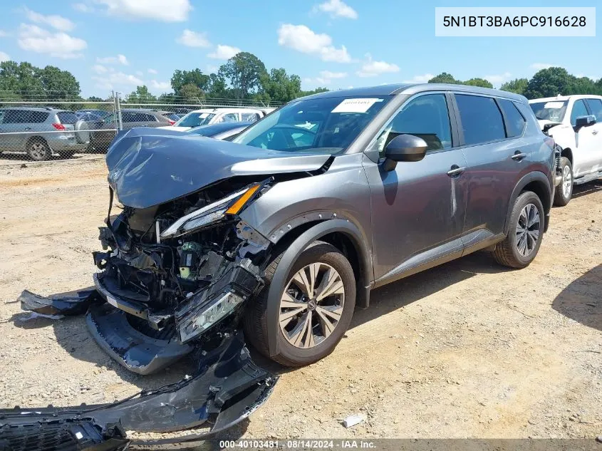 2023 Nissan Rogue Sv Fwd VIN: 5N1BT3BA6PC916628 Lot: 40103481