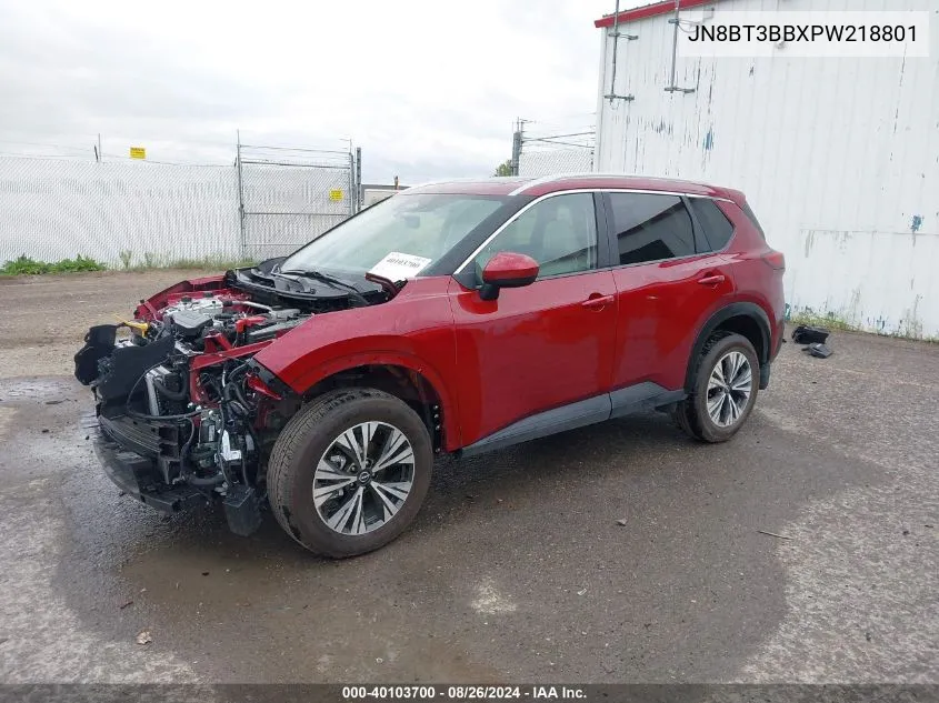 2023 Nissan Rogue Sv Intelligent Awd VIN: JN8BT3BBXPW218801 Lot: 40103700