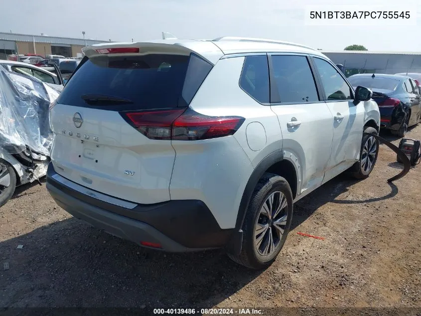 2023 Nissan Rogue Sv VIN: 5N1BT3BA7PC755545 Lot: 40139486