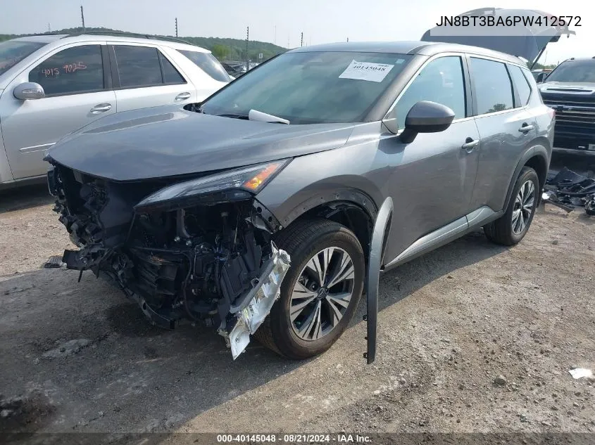 2023 Nissan Rogue Sv VIN: JN8BT3BA6PW412572 Lot: 40145048