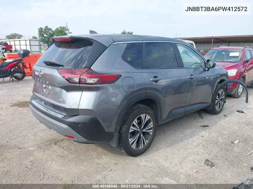 2023 Nissan Rogue Sv VIN: JN8BT3BA6PW412572 Lot: 40145048