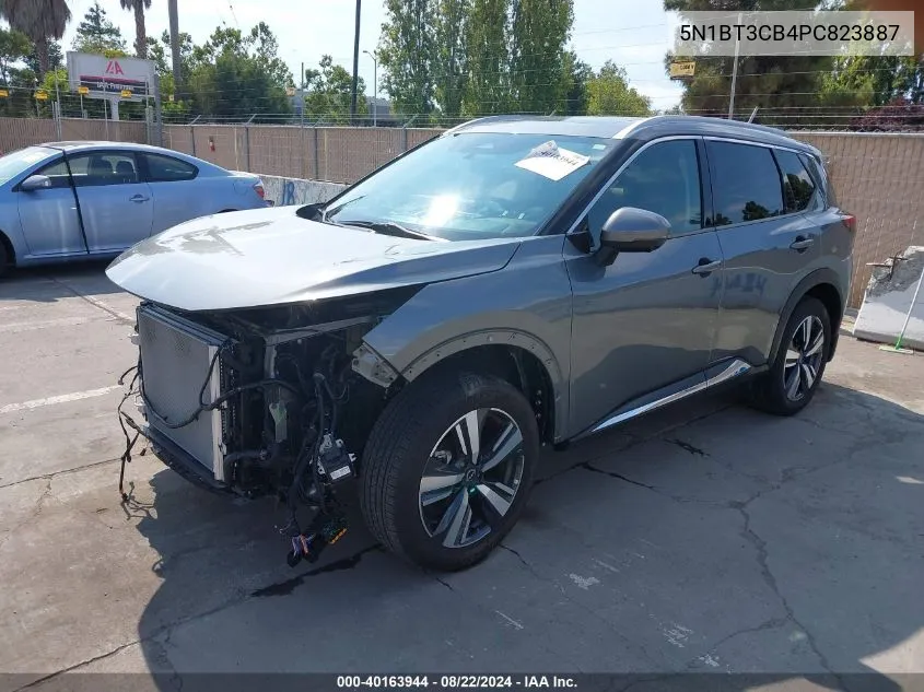 2023 Nissan Rogue Sl Intelligent Awd VIN: 5N1BT3CB4PC823887 Lot: 40163944