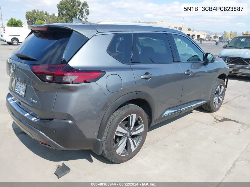 2023 Nissan Rogue Sl Intelligent Awd VIN: 5N1BT3CB4PC823887 Lot: 40163944