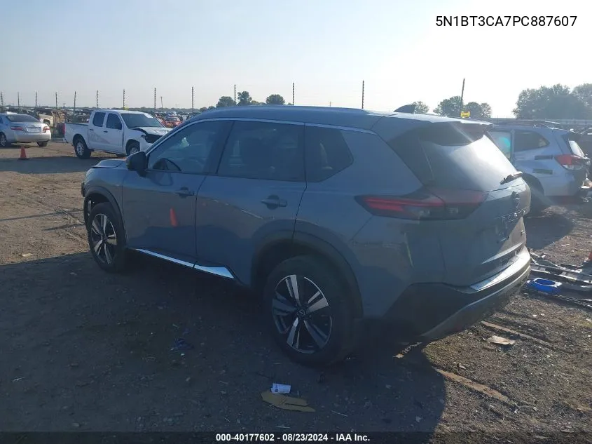 2023 Nissan Rogue Sl Fwd VIN: 5N1BT3CA7PC887607 Lot: 40177602