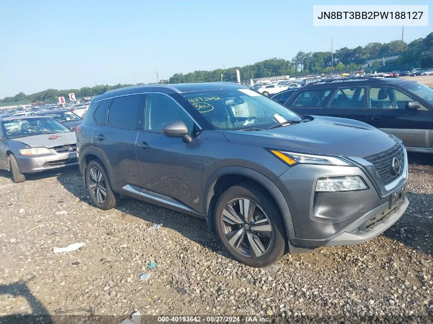 2023 Nissan Rogue Sv Intelligent Awd VIN: JN8BT3BB2PW188127 Lot: 40193642