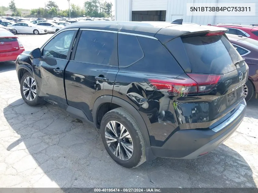 2023 Nissan Rogue Sv Intelligent Awd VIN: 5N1BT3BB4PC753311 Lot: 40195474