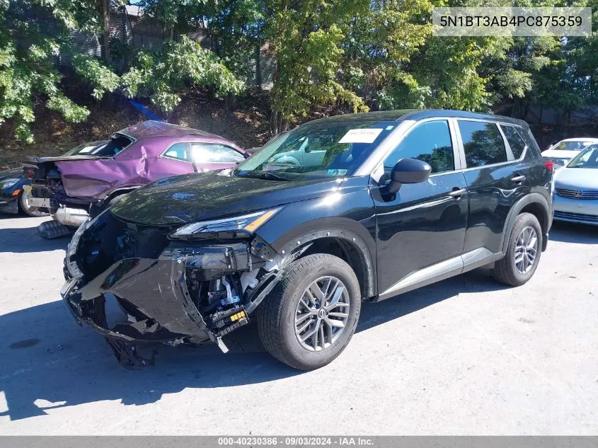 2023 Nissan Rogue S Intelligent Awd VIN: 5N1BT3AB4PC875359 Lot: 40230386