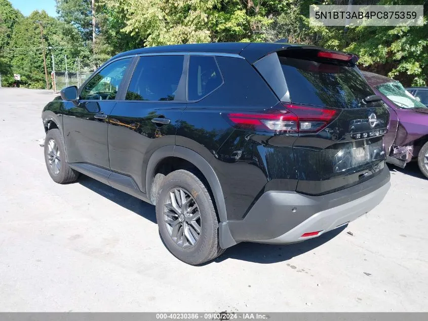 2023 Nissan Rogue S Intelligent Awd VIN: 5N1BT3AB4PC875359 Lot: 40230386