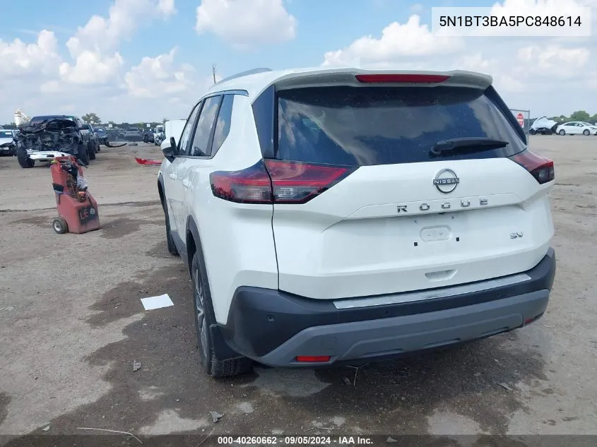 2023 Nissan Rogue Sv VIN: 5N1BT3BA5PC848614 Lot: 40260662