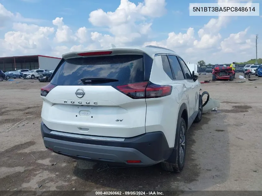 2023 Nissan Rogue Sv VIN: 5N1BT3BA5PC848614 Lot: 40260662