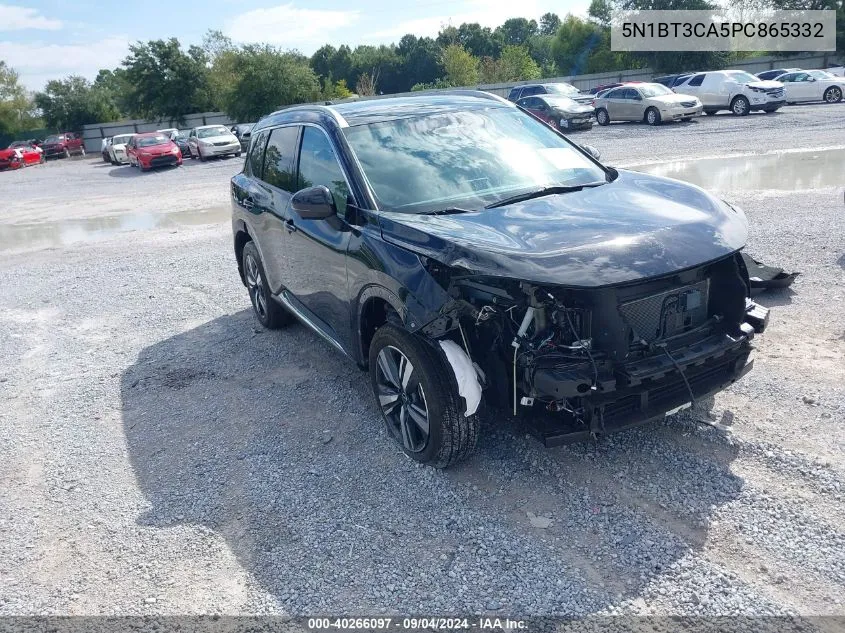 2023 Nissan Rogue Sl VIN: 5N1BT3CA5PC865332 Lot: 40266097