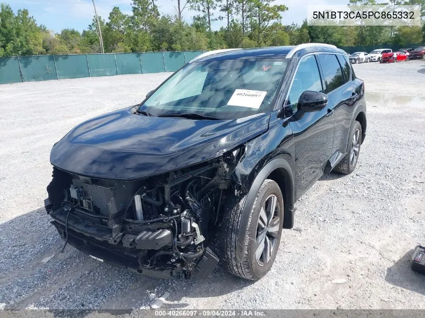 2023 Nissan Rogue Sl VIN: 5N1BT3CA5PC865332 Lot: 40266097