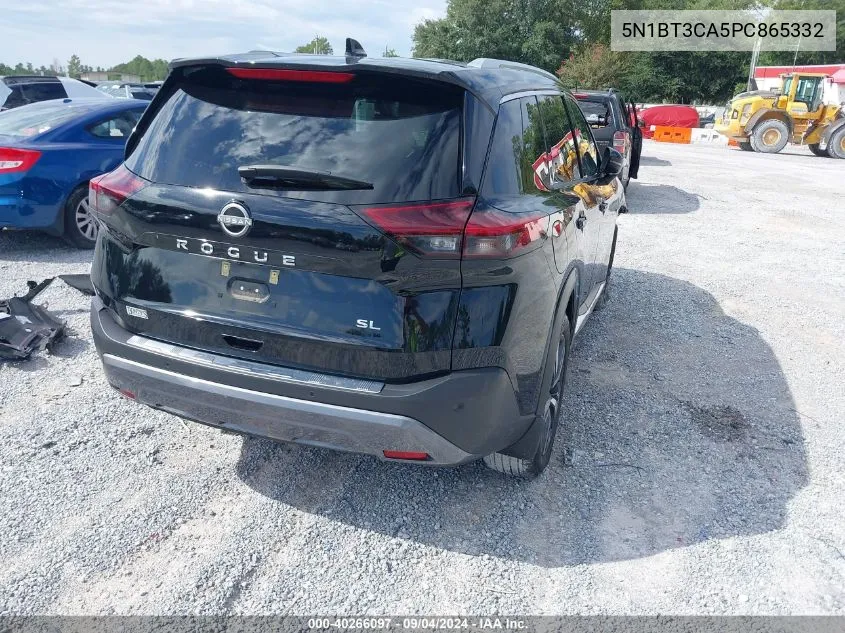 2023 Nissan Rogue Sl VIN: 5N1BT3CA5PC865332 Lot: 40266097