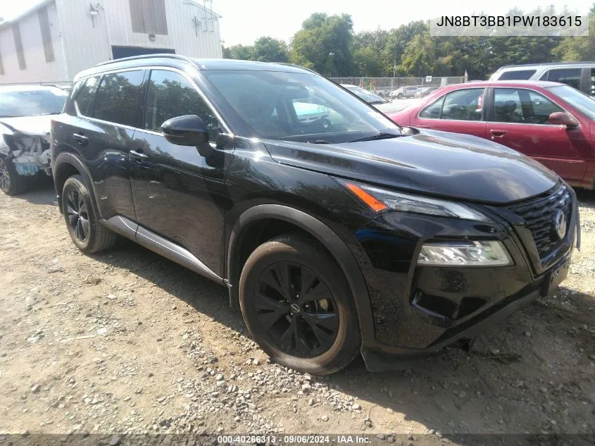 2023 Nissan Rogue Sv Intelligent Awd VIN: JN8BT3BB1PW183615 Lot: 40266313