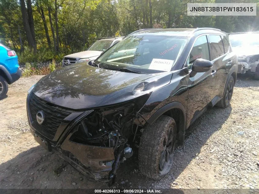 JN8BT3BB1PW183615 2023 Nissan Rogue Sv Intelligent Awd