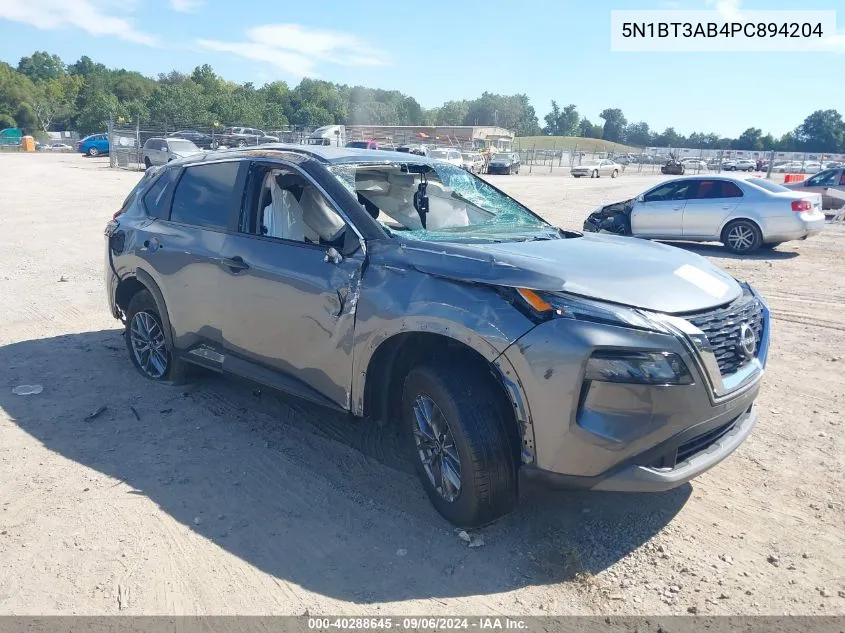 2023 Nissan Rogue S Intelligent Awd VIN: 5N1BT3AB4PC894204 Lot: 40288645