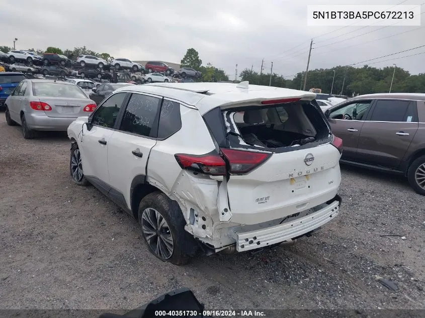 5N1BT3BA5PC672213 2023 Nissan Rogue Sv