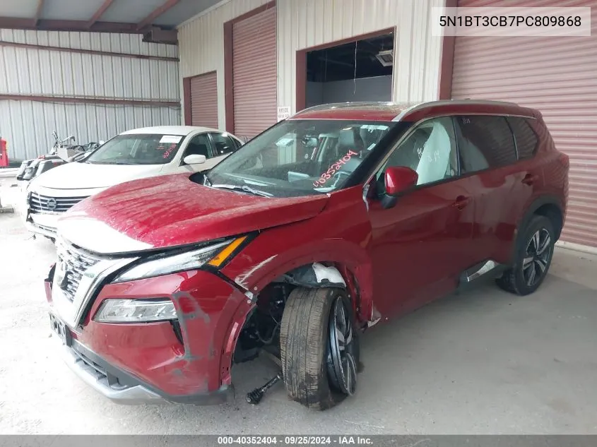 2023 Nissan Rogue Sl Intelligent Awd VIN: 5N1BT3CB7PC809868 Lot: 40352404