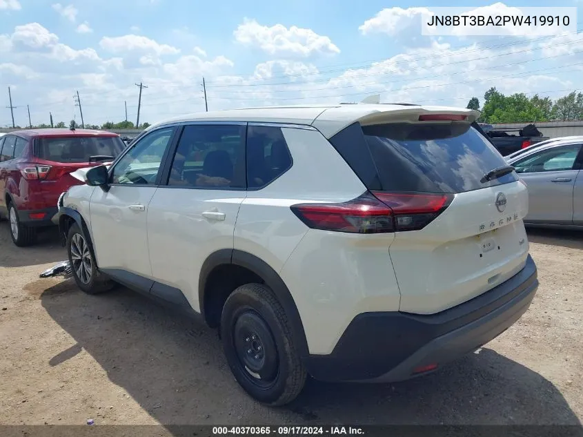 2023 Nissan Rogue Sv Fwd VIN: JN8BT3BA2PW419910 Lot: 40370365