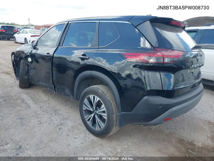 2023 Nissan Rogue Sv Fwd VIN: JN8BT3BA5PW008730 Lot: 40384459