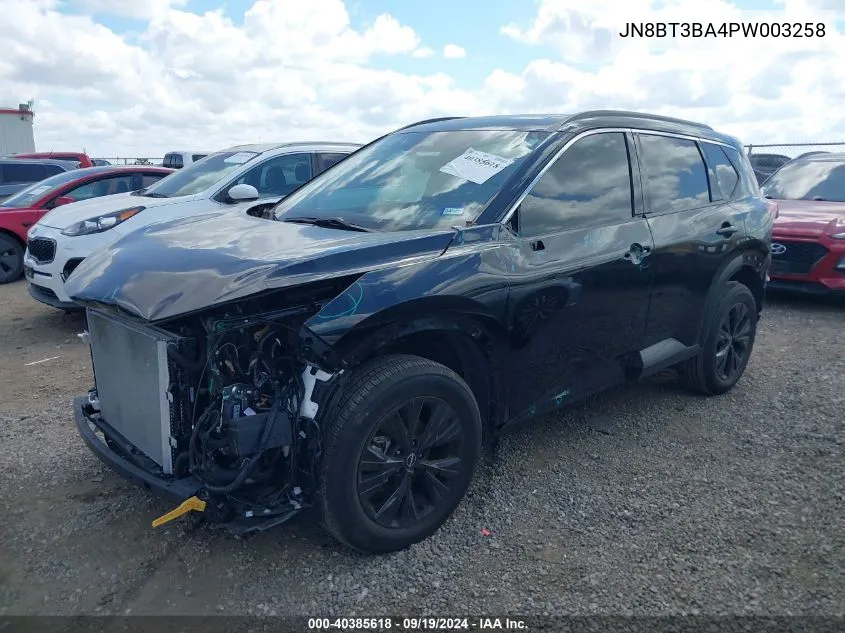 2023 Nissan Rogue Sv Fwd VIN: JN8BT3BA4PW003258 Lot: 40385618