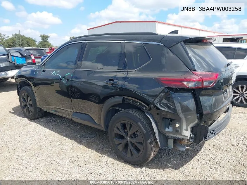 JN8BT3BA4PW003258 2023 Nissan Rogue Sv Fwd