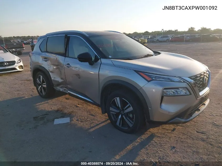 2023 Nissan Rogue Sl Fwd VIN: JN8BT3CAXPW001092 Lot: 40388074