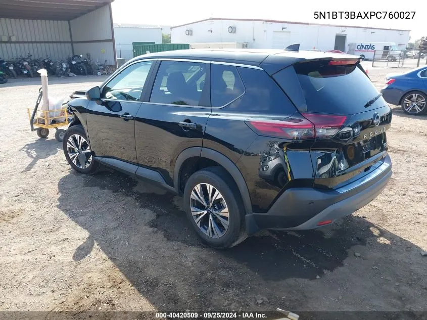 2023 Nissan Rogue Sv Fwd VIN: 5N1BT3BAXPC760027 Lot: 40420509