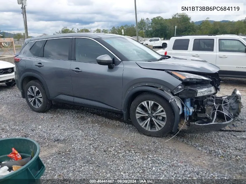 2023 Nissan Rogue Sv Intelligent Awd VIN: 5N1BT3BB6PC684119 Lot: 40441467