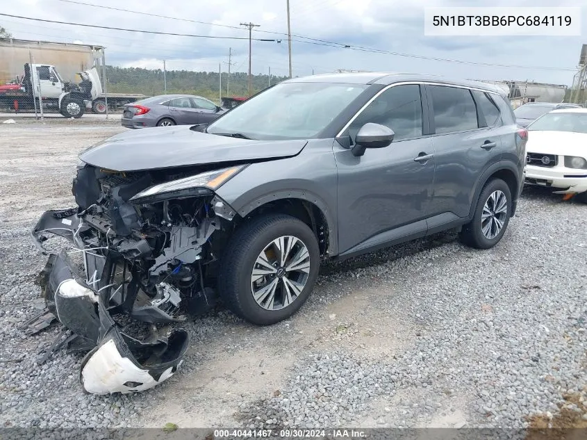 2023 Nissan Rogue Sv Intelligent Awd VIN: 5N1BT3BB6PC684119 Lot: 40441467