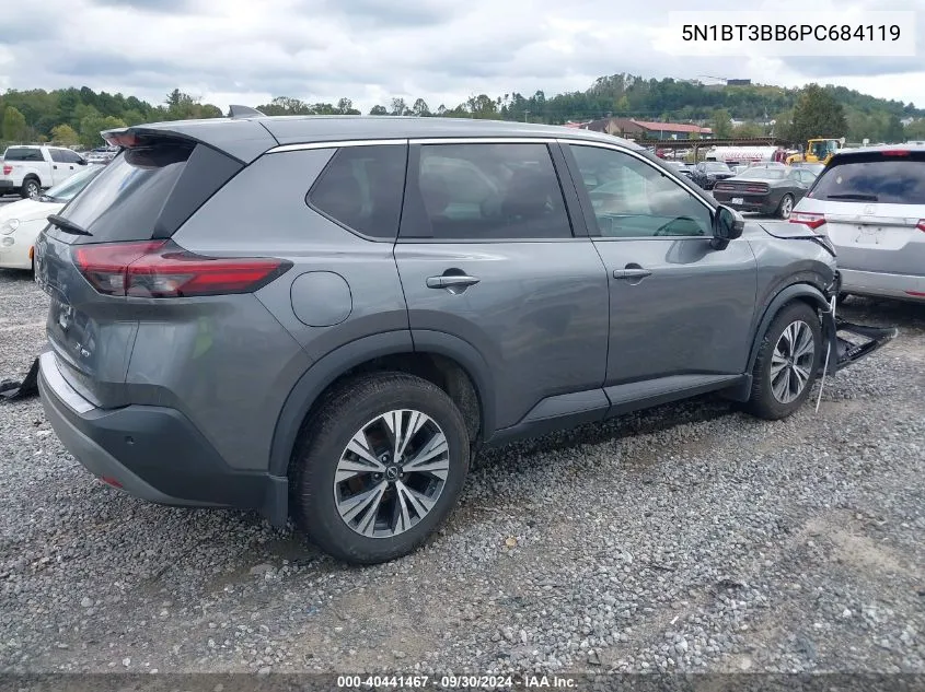 2023 Nissan Rogue Sv Intelligent Awd VIN: 5N1BT3BB6PC684119 Lot: 40441467