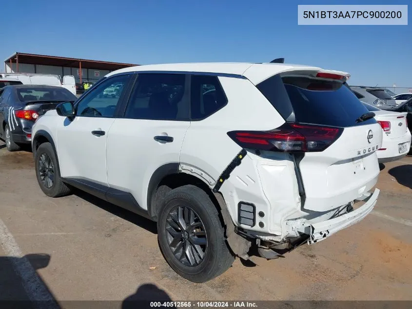 2023 Nissan Rogue S Fwd VIN: 5N1BT3AA7PC900200 Lot: 40512565