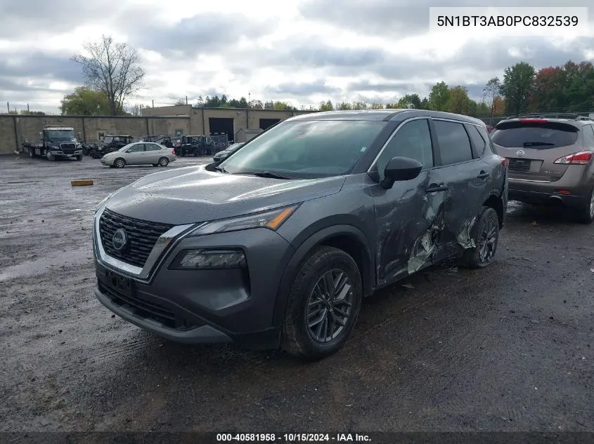 2023 Nissan Rogue S Intelligent Awd VIN: 5N1BT3AB0PC832539 Lot: 40581958