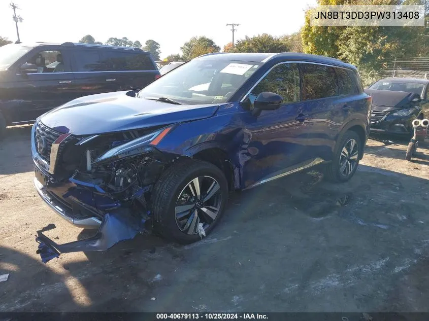 2023 Nissan Rogue Platinum Intelligent Awd VIN: JN8BT3DD3PW313408 Lot: 40679113