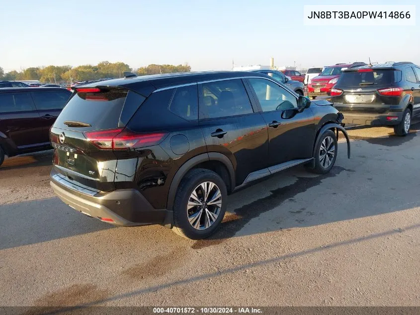 2023 Nissan Rogue Sv Fwd VIN: JN8BT3BA0PW414866 Lot: 40701572