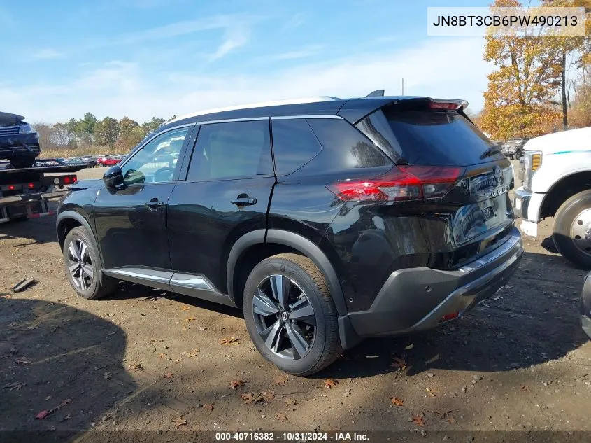 2023 Nissan Rogue Sl Intelligent Awd VIN: JN8BT3CB6PW490213 Lot: 40716382