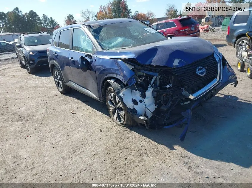 2023 Nissan Rogue Sv Intelligent Awd VIN: 5N1BT3BB9PC843067 Lot: 40737676