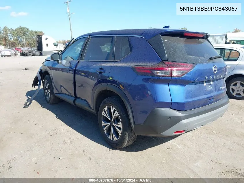 5N1BT3BB9PC843067 2023 Nissan Rogue Sv Intelligent Awd