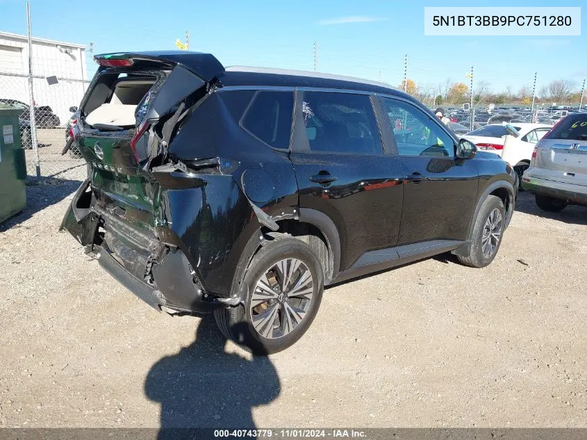 5N1BT3BB9PC751280 2023 Nissan Rogue Sv Intelligent Awd