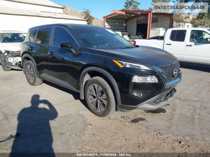 2023 Nissan Rogue Sv Fwd VIN: 5N1BT3BA3PC686448 Lot: 40749374