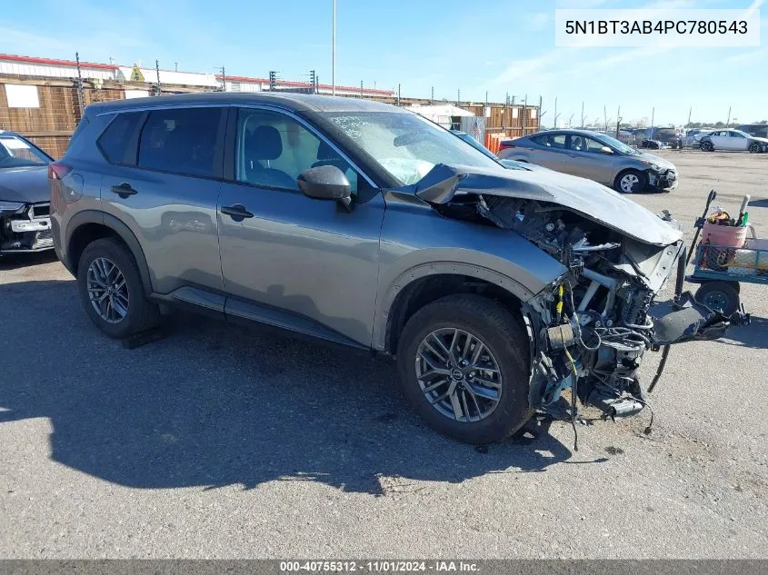 2023 Nissan Rogue S Intelligent Awd VIN: 5N1BT3AB4PC780543 Lot: 40755312