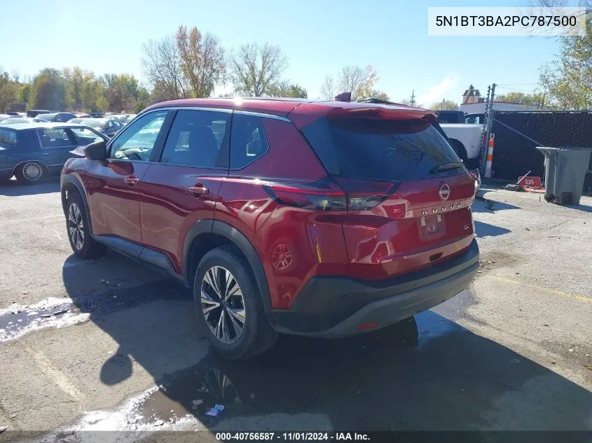 2023 Nissan Rogue Sv Fwd VIN: 5N1BT3BA2PC787500 Lot: 40756587