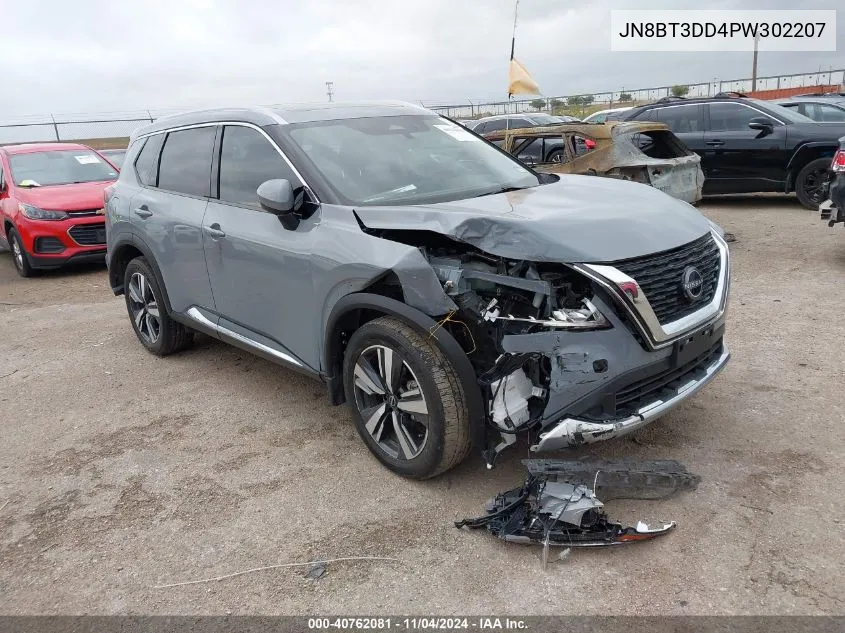 2023 Nissan Rogue Platinum Intelligent Awd VIN: JN8BT3DD4PW302207 Lot: 40762081