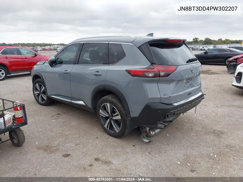 2023 Nissan Rogue Platinum Intelligent Awd VIN: JN8BT3DD4PW302207 Lot: 40762081