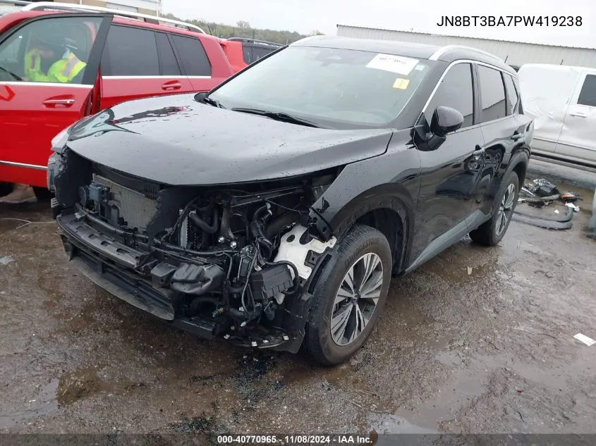 2023 Nissan Rogue Sv Fwd VIN: JN8BT3BA7PW419238 Lot: 40770965