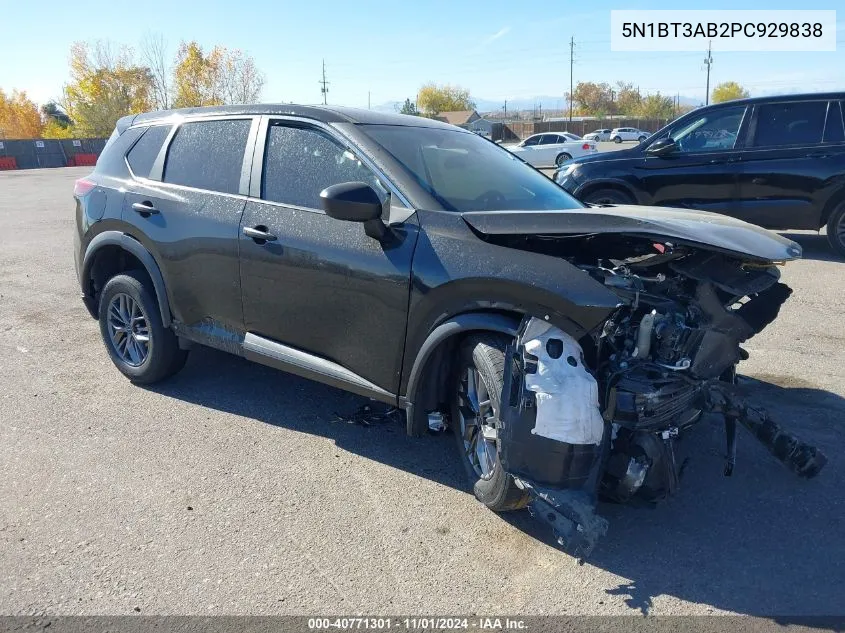 2023 Nissan Rogue S Intelligent Awd VIN: 5N1BT3AB2PC929838 Lot: 40771301